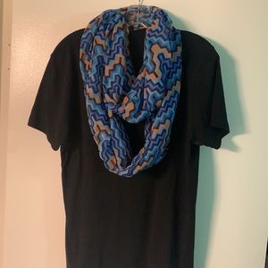 Patterned Infinity Scarf